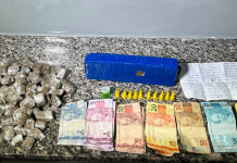 Homem é preso por tráfico de drogas com carta de facção criminosa enviada do presídio