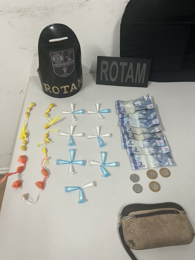 GCM apreende drogas e detém suspeito no Parque Bitaru