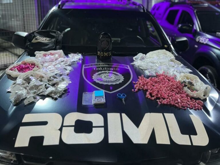 GCM apreende mais de 2,2 mil porções de drogas no bairro Sandra Maria, em Taubaté