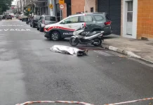 Homem morre após ser atingido com tiro na cabeça no bairro Vila Nova, em Santos