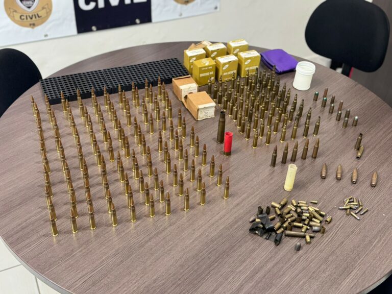 Depósito de munições é descoberto pela Polícia Civil após denúncia anônima em João Pessoa