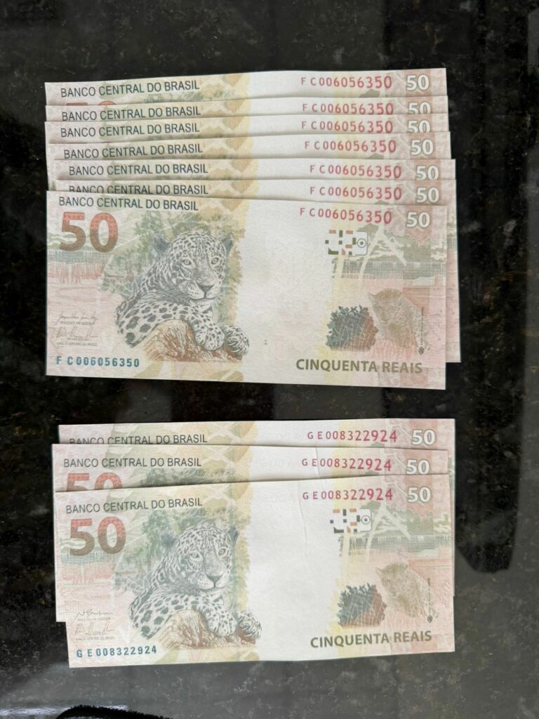 Polícia Federal prende homem com R$ 500,00 em notas falsas