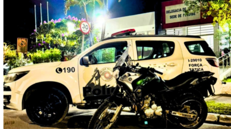 Adolescente é apreendido com motocicleta furtada em Peruíbe