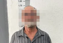 Idoso foragido por assassinato e lesão corporal no Rio Grande do Norte é preso em Cubatão
