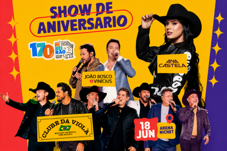 Ingressos para show de aniversário de Ribeirão Preto voltam a ser distribuídos na segunda-feira (8)
