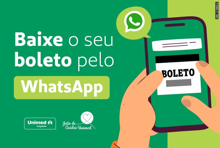 Unimed Araçatuba amplia serviços digitais e disponibiliza emissão de boletos pelo WhatsApp