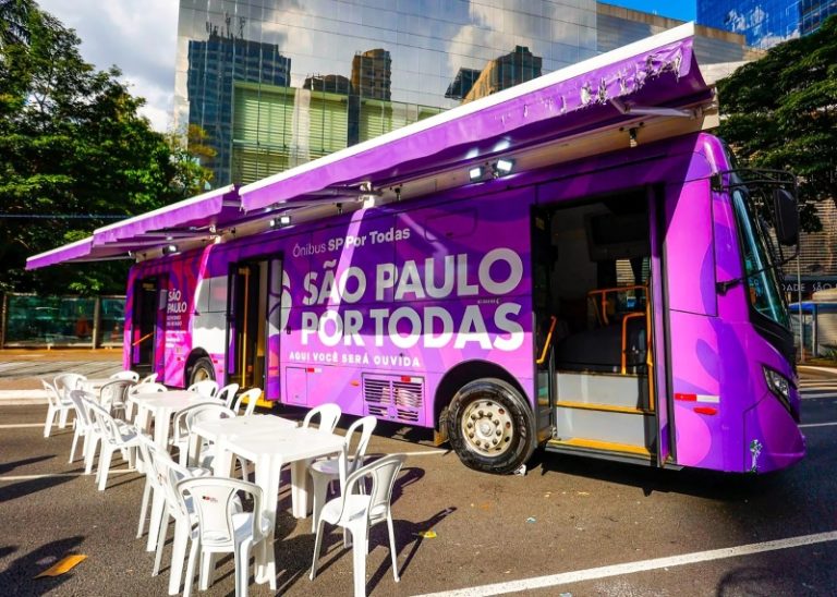 Votuporanga recebe Ônibus SP Por Todas com ações de enfrentamento à violência contra a mulher
