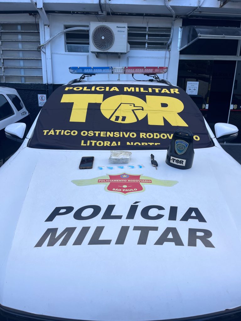 Homem é preso transportando pasta base de cocaína na Tamoios, em Caraguatatuba