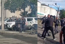 Caminhoneiros entram em confronto com policiais durante greve no litoral de SP; VÍDEO