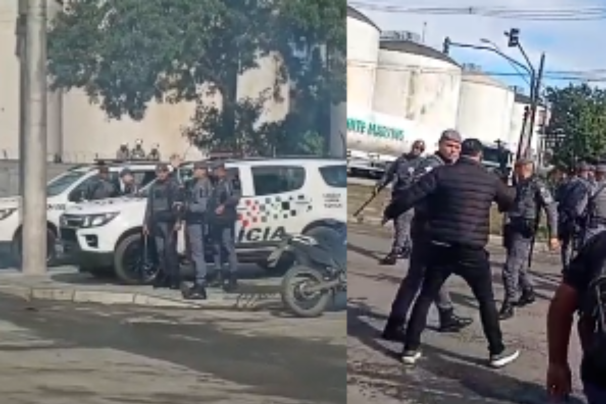 BRIGA PROTESTO