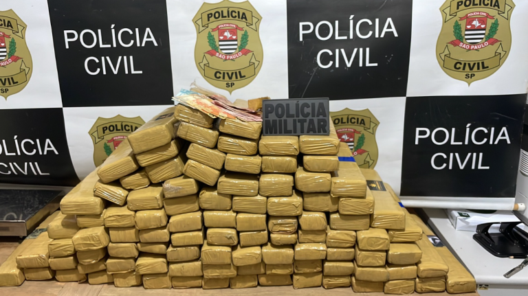 Polícias encontram depósito com quase 100 kg de maconha e prendem suspeito na região
