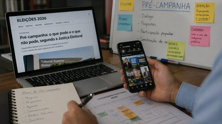 Pré-campanha: os erros que podem custar uma candidatura antes mesmo da eleição