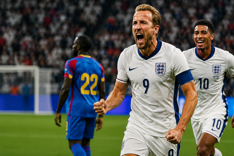 Harry Kane decide no fim, Inglaterra evita zebra e elimina a RD Congo na Copa do Mundo 2026