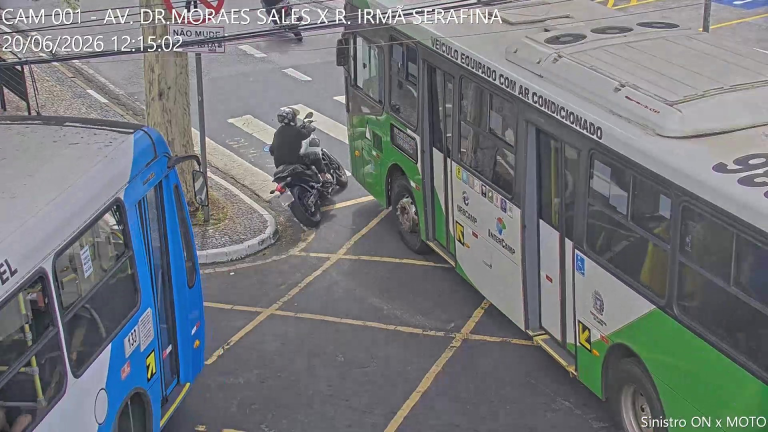 Motociclista fica ferido em cruzamento da Morais Salles com Irmã Serafina