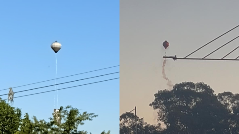 Balões são flagradas nos céus de Campinas e Hortolândia; veja vídeos