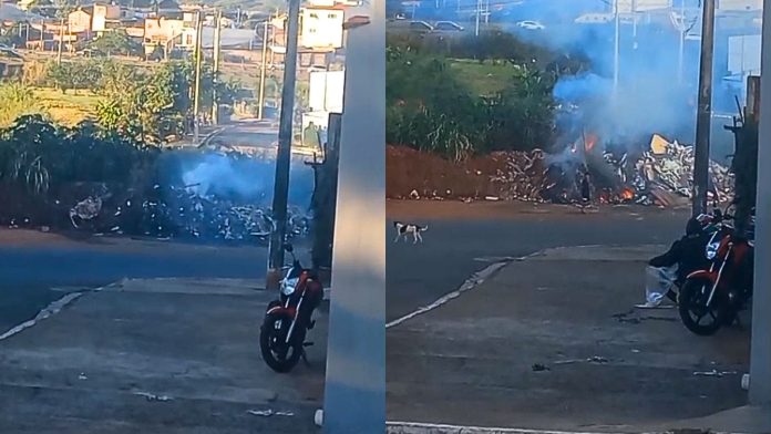 Esquina vira lixão e preocupa moradores no distrito de Barão Geraldo