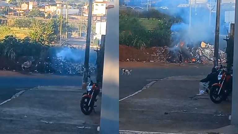Esquina vira lixão e preocupa moradores no distrito de Barão Geraldo