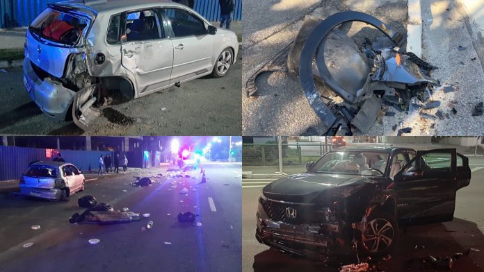 Idosa de 103 anos fica ferida após jovem avançar sinal; polícia investiga racha Idosa de 103 anos fica ferida após jovem avançar sinal; polícia investiga racha