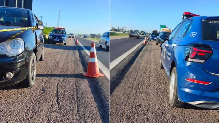 Homem causa acidente na rodovia para obrigar a ex-mulher a parar o carro e tenta matá-la com facadas