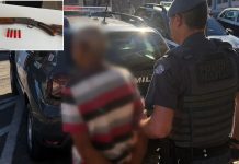 Homem de 60 anos é preso por suspeita de tentativa de estupro e tem espingarda apreendida