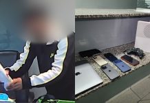 Ladrão faz funcionário refém, rouba R$ 20 mil em eletrônicos e é encontrado mudando o visual para escapar