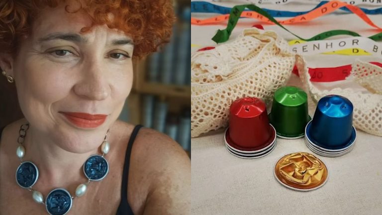 Artista transforma cápsulas de café em joias sustentáveis e faz sucesso em Campinas