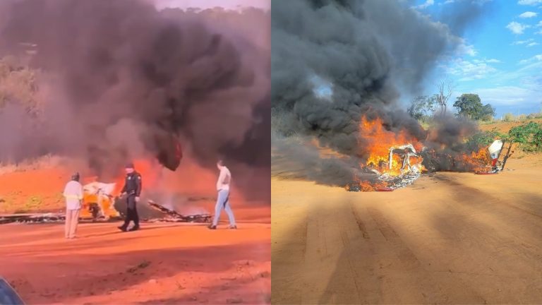 URGENTE: Avião de pequeno porte cai em Mogi Mirim