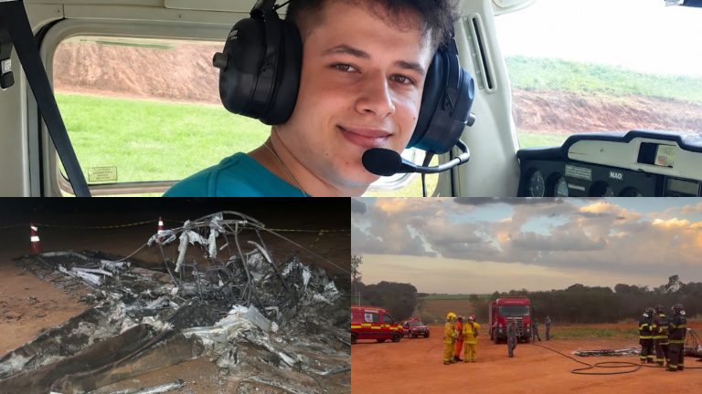 O que se sabe sobre a queda do avião que matou piloto de 25 anos em Mogi Mirim