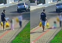 VÍDEO: Pai preso após chutar filha de 3 anos diz à polícia que ‘perdeu a cabeça’