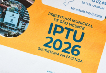 São Vicente recebe pedidos de isenção do IPTU até 31 de julho