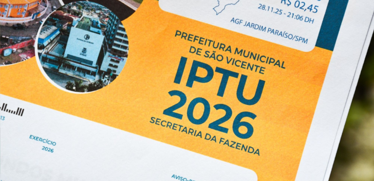 São Vicente recebe pedidos de isenção do IPTU até 31 de julho