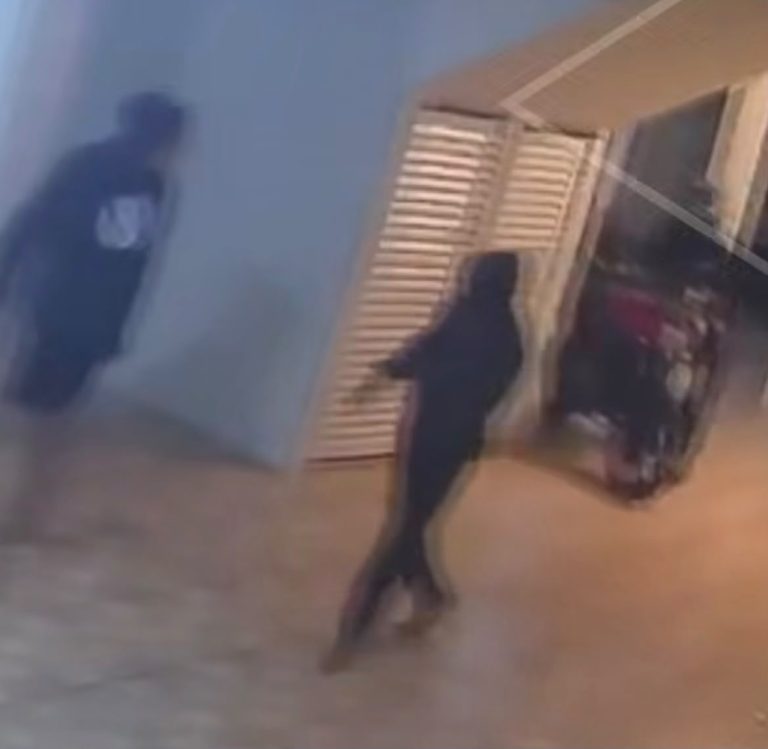 Dupla é presa por invasão e furto de motocicleta em Praia Grande