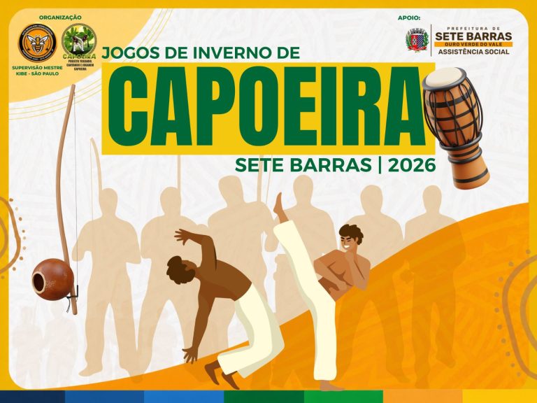 Sete Barras recebe Jogos de Inverno de Capoeira neste sábado