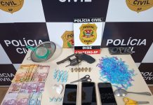 Trio é preso em operação contra o tráfico de drogas em Cruzeiro