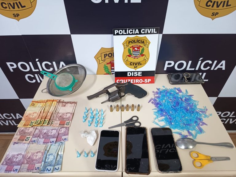 Trio é preso em operação contra o tráfico de drogas em Cruzeiro