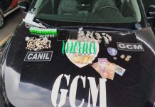 GCM apreende dois suspeitos por tráfico de drogas em Pindamonhangaba