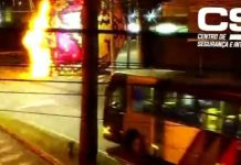 VÍDEO: Balão gigante atinge fiação, provoca explosão e assusta moradores em São José