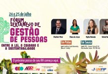 Fórum Sertanejo de Gestão acontece nos dias 24 e 25 de julho, em Patos e em Sousa
