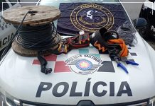 Homem é preso por furto de fiação telefônica em Guaratinguetá