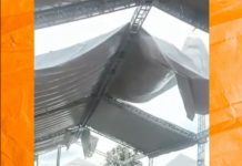 Vendaval destrói estrutura e cancela último dia do Festival da Truta do Gomeral, em Guaratinguetá; veja VÍDEO