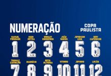 São José divulga numeração dos jogadores para a disputa da Copa Paulista; confira