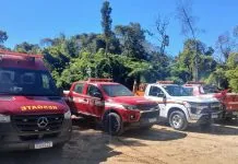 Motociclista é resgatado por helicóptero após sofrer queda em trilha na Serra da Mantiqueira