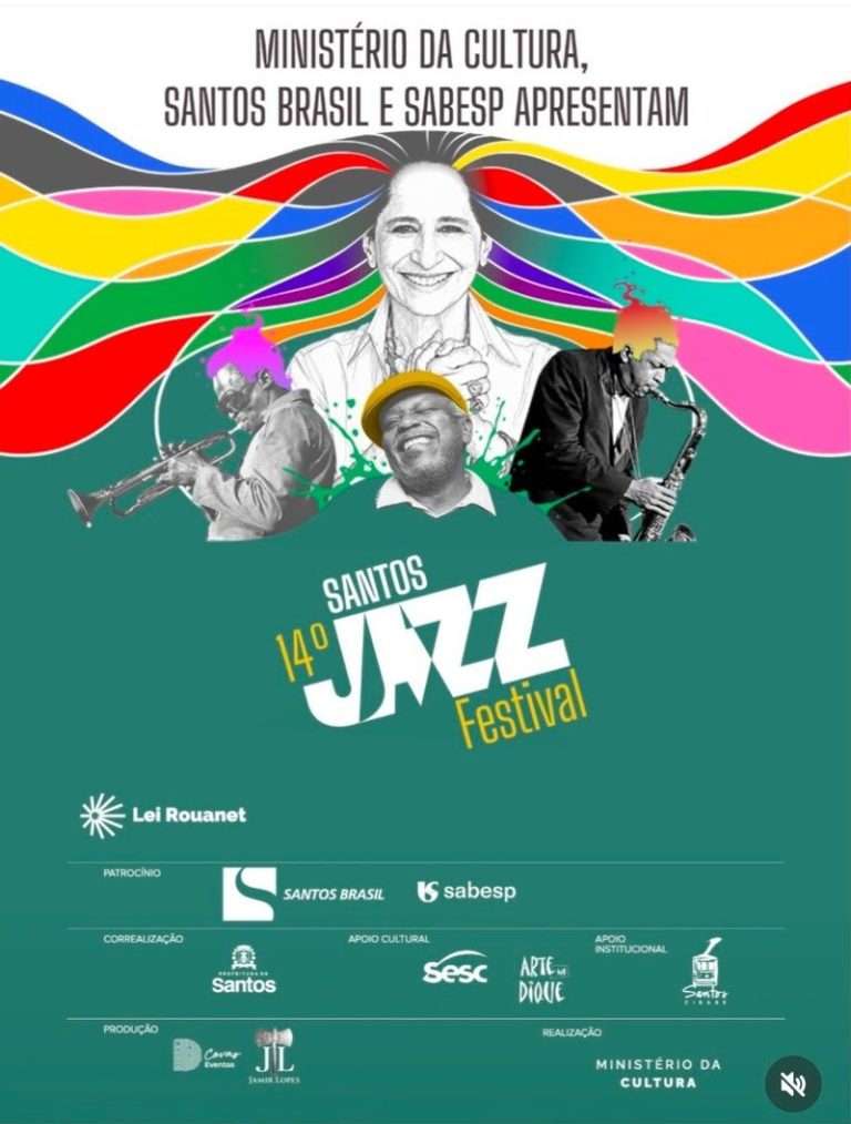 14ª edição do Santos Jazz Festival começa nesta quinta