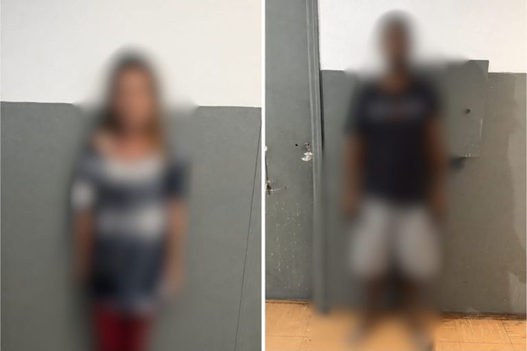 Casal suspeito de envolvimento em roubos à ônibus é preso em Santos; VÍDEO