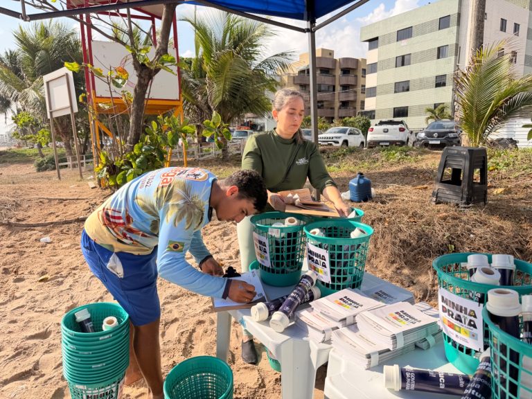 Projeto Minha Praia promove treino de natação e ações de educação ambiental em João Pessoa neste sábado (25)