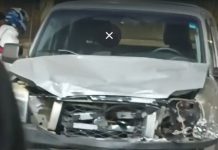 Jovem e adolescente ficam feridos após colisão entre moto e caminhonete em Ubatuba