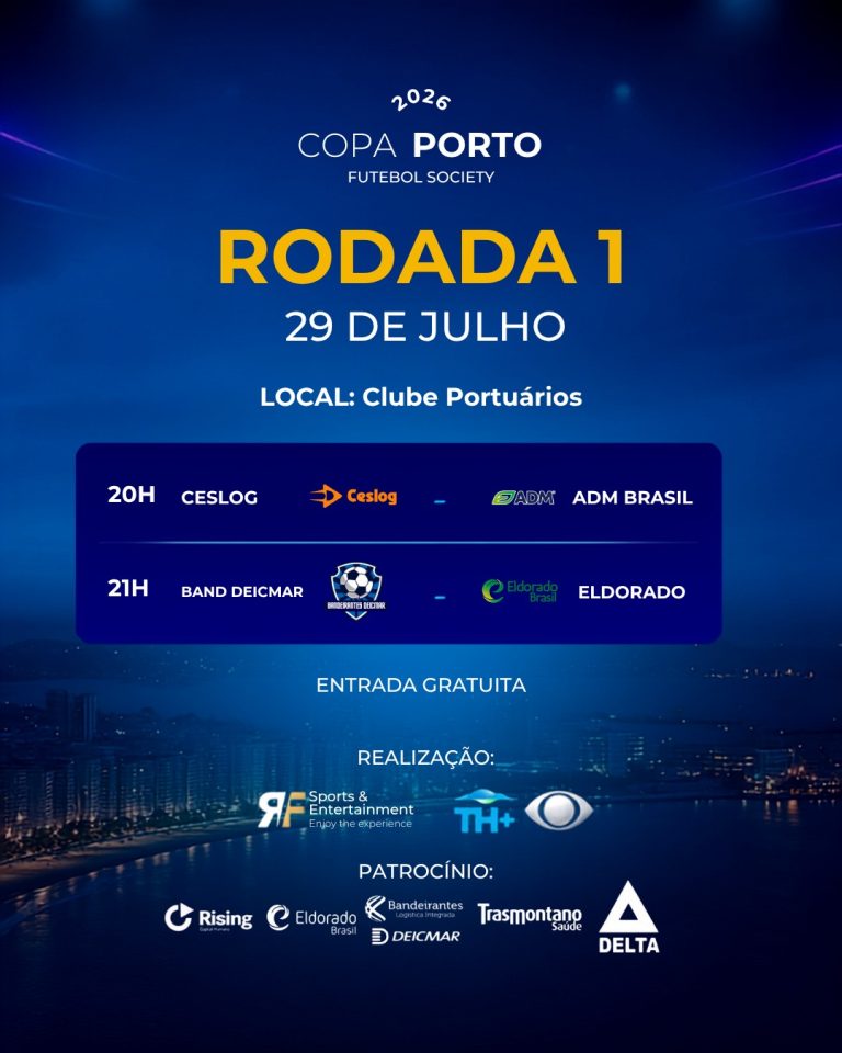 Dois jogos encerram a primeira rodada da Copa Porto nesta quarta