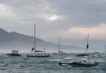 Fortes ventos cancelam regatas da Semana Internacional de Vela de Ilhabela