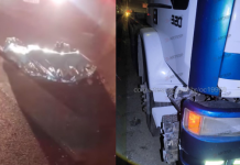 Pedestre morre atropelado por carreta na Rodovia Anchieta, em Santos