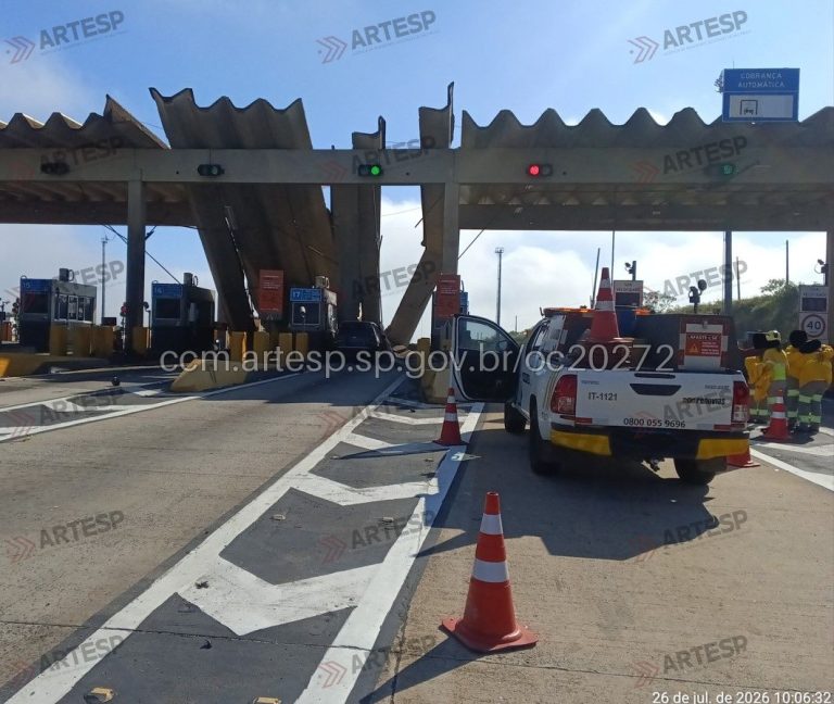 Acidente em pedágio da SP-340 deixa um morto e sete feridos em Jaguariúna